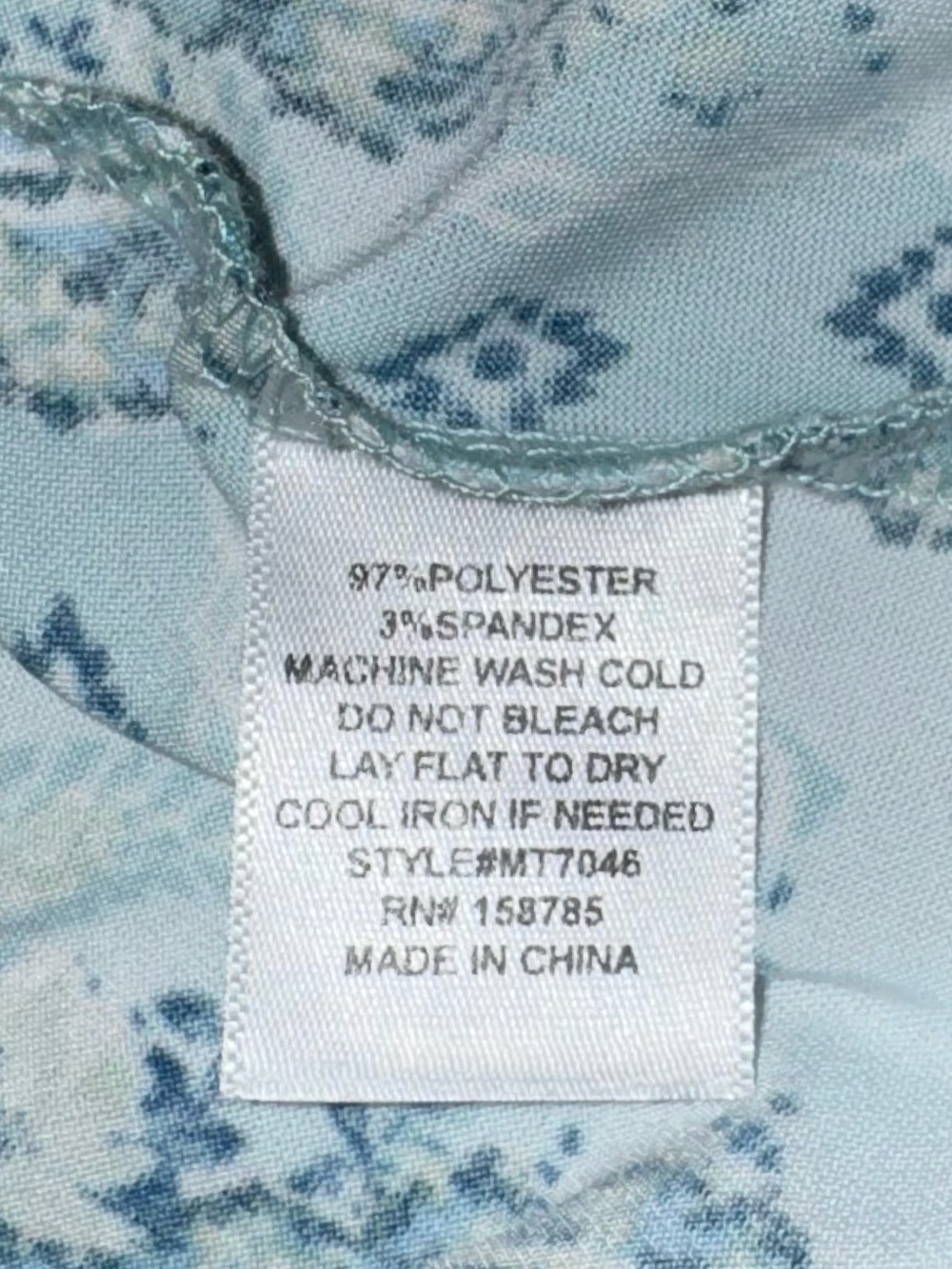 Two Blouses Aqua Paisley Grommet Sleeve & Pink Polka Dot V-neck NWT - Picture 7 of 13